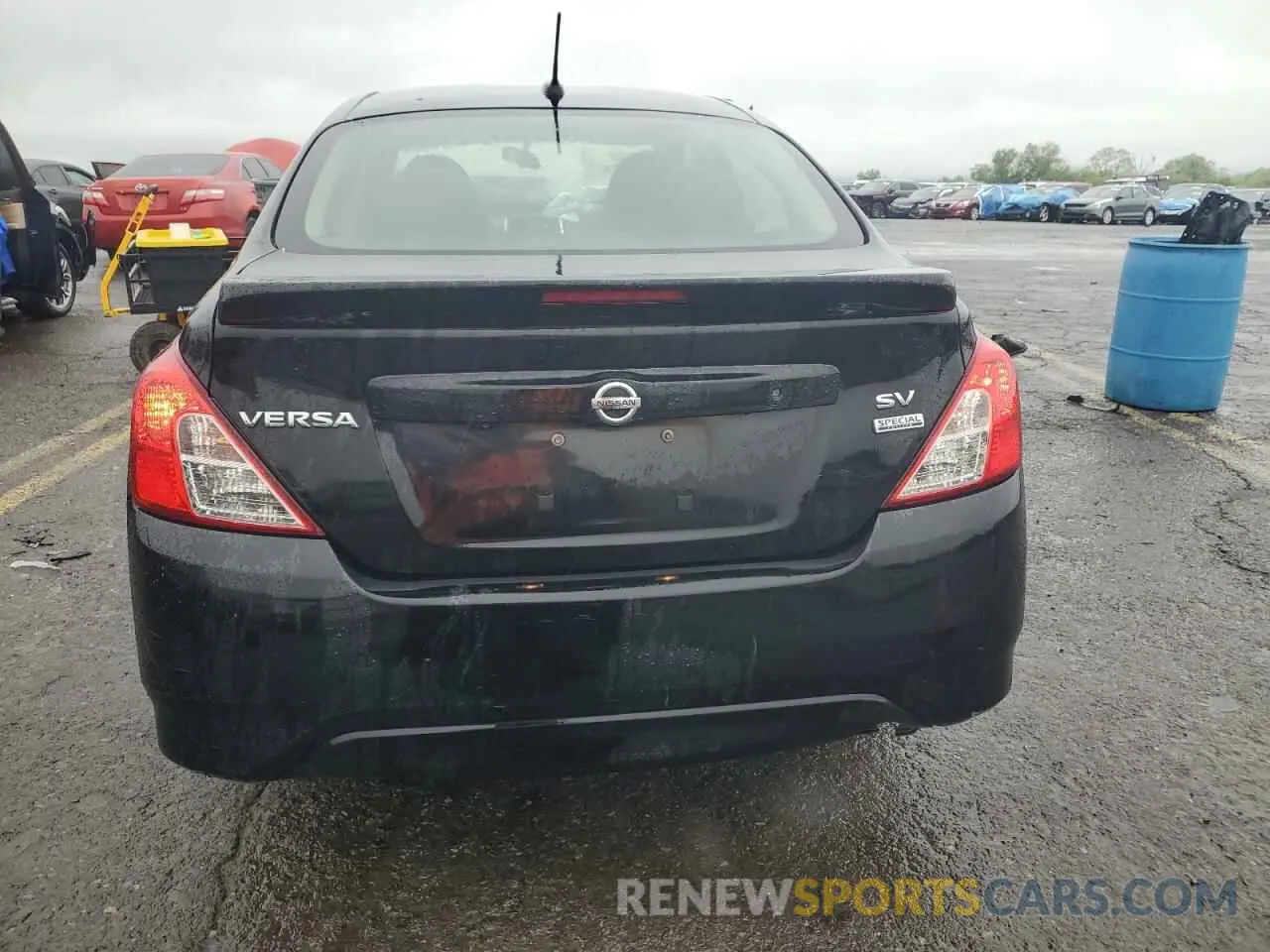 6 fotografías del automóvil dañado 3N1CN7AP2KL830541 NISSAN VERSA 2019