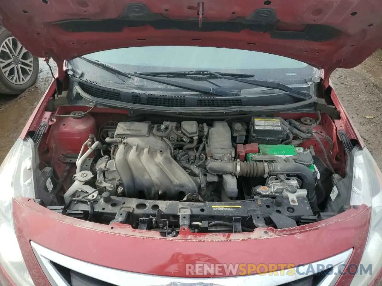 11 fotografías del automóvil dañado 3N1CN7AP2KL836128 NISSAN VERSA 2019