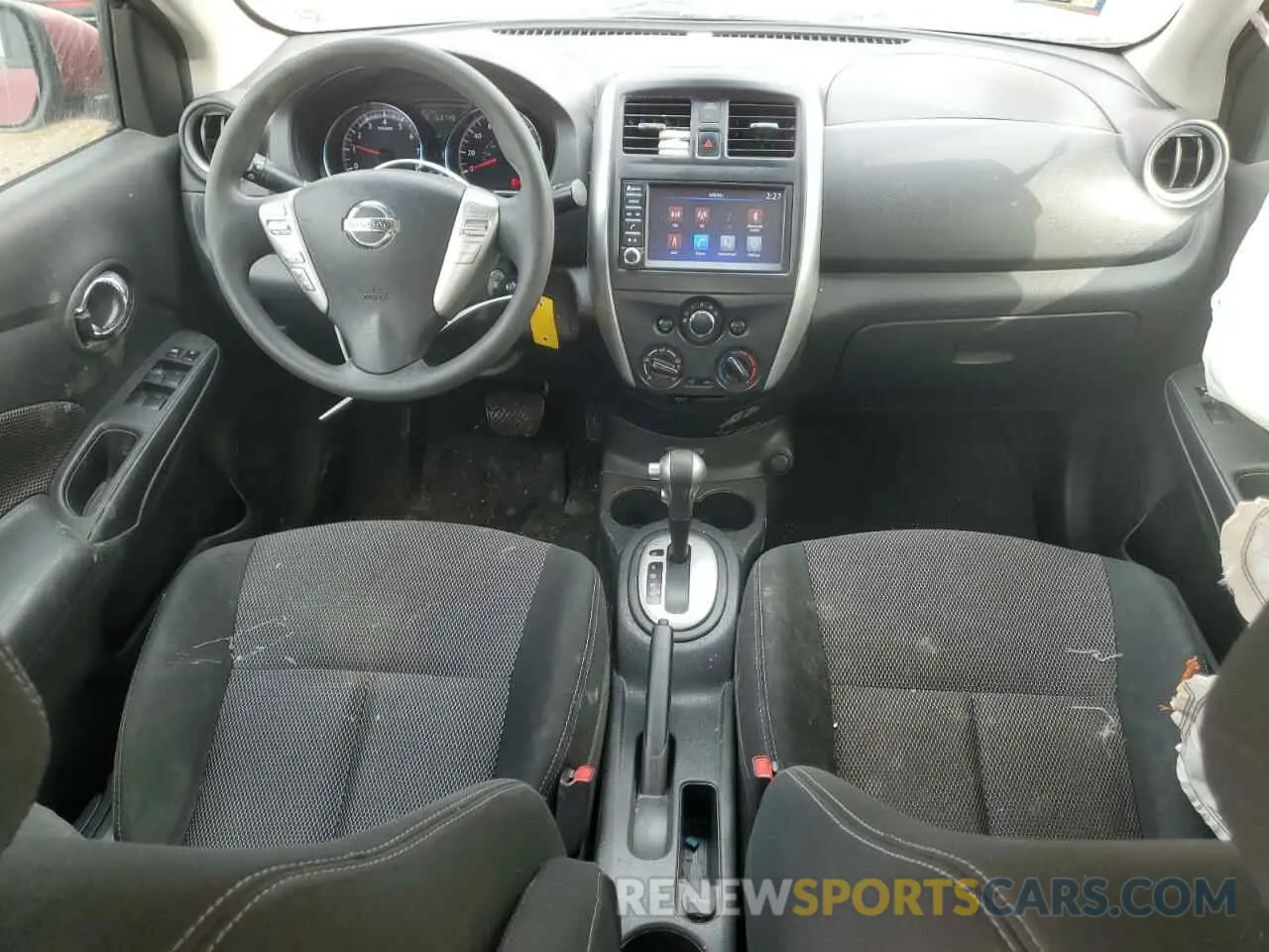 8 fotografías del automóvil dañado 3N1CN7AP2KL836128 NISSAN VERSA 2019