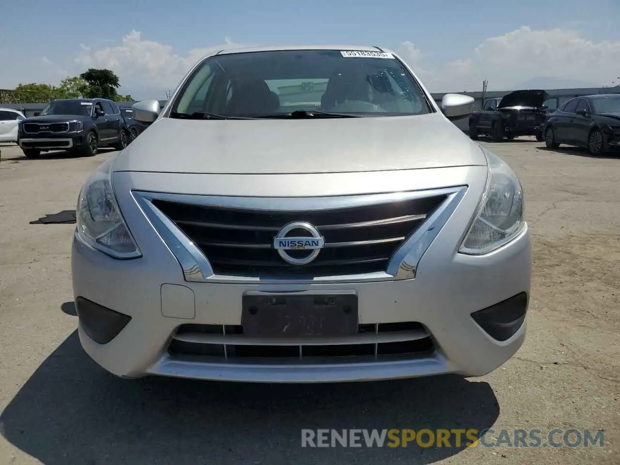 5 fotografías del automóvil dañado 3N1CN7AP2KL850224 NISSAN VERSA 2019