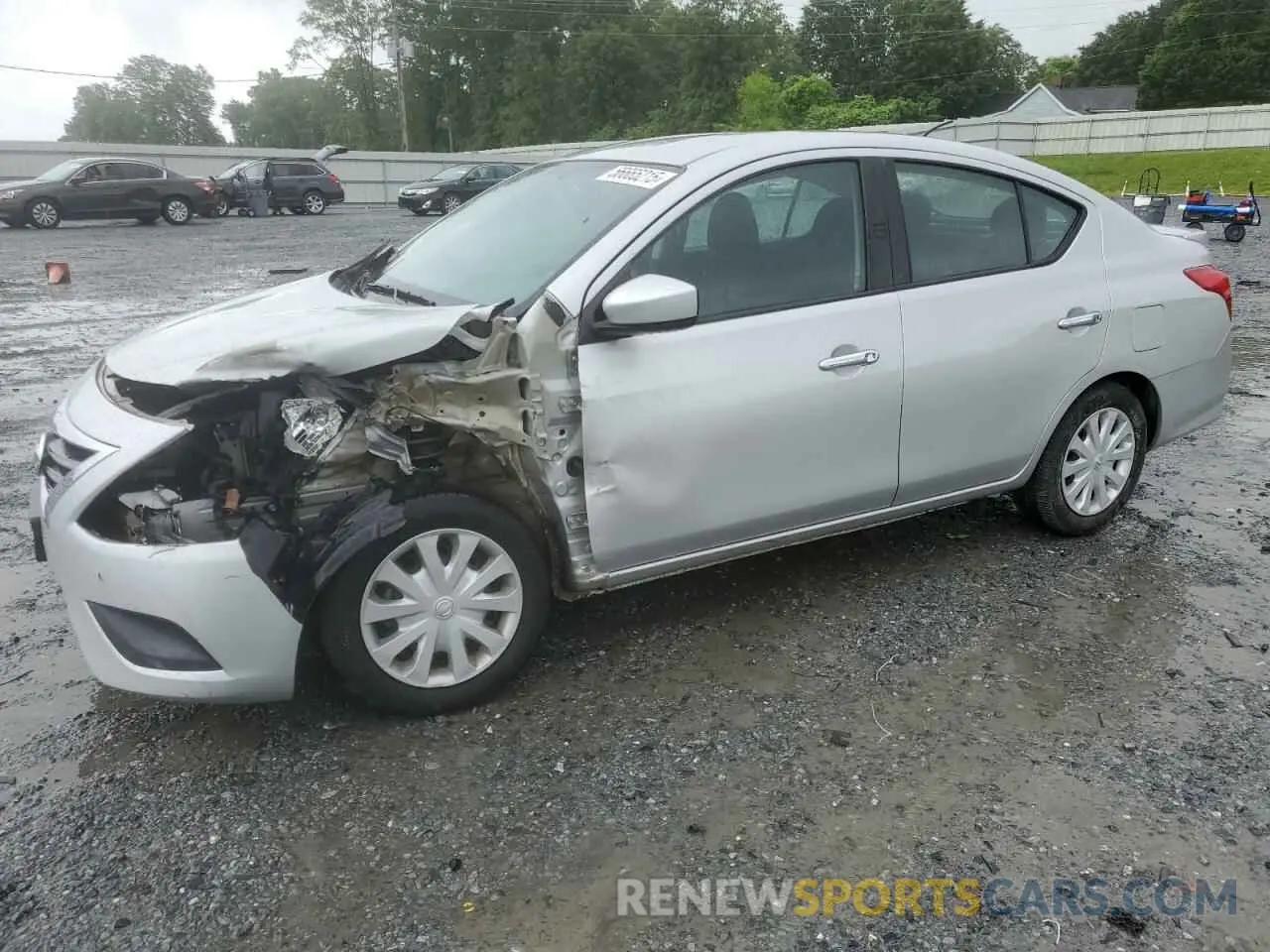 1 fotografías del automóvil dañado 3N1CN7AP2KL860901 NISSAN VERSA 2019