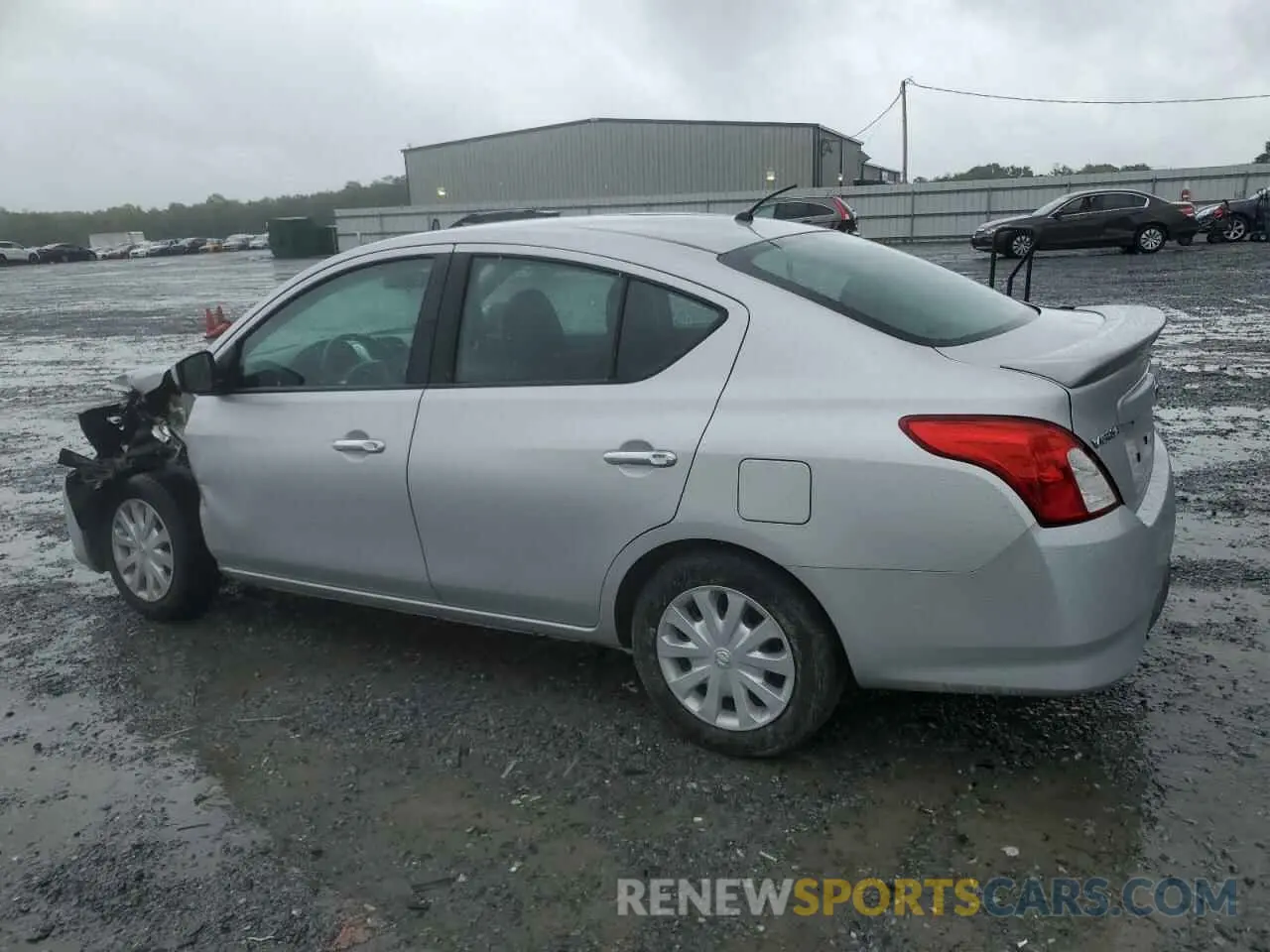 2 fotografías del automóvil dañado 3N1CN7AP2KL860901 NISSAN VERSA 2019