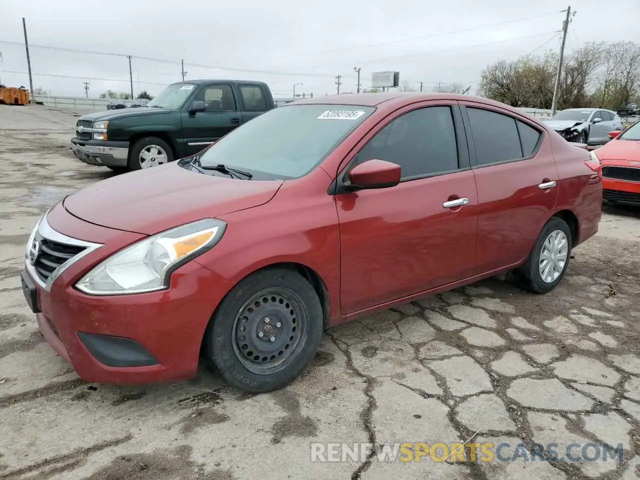 1 fotografías del automóvil dañado 3N1CN7AP2KL870943 NISSAN VERSA 2019