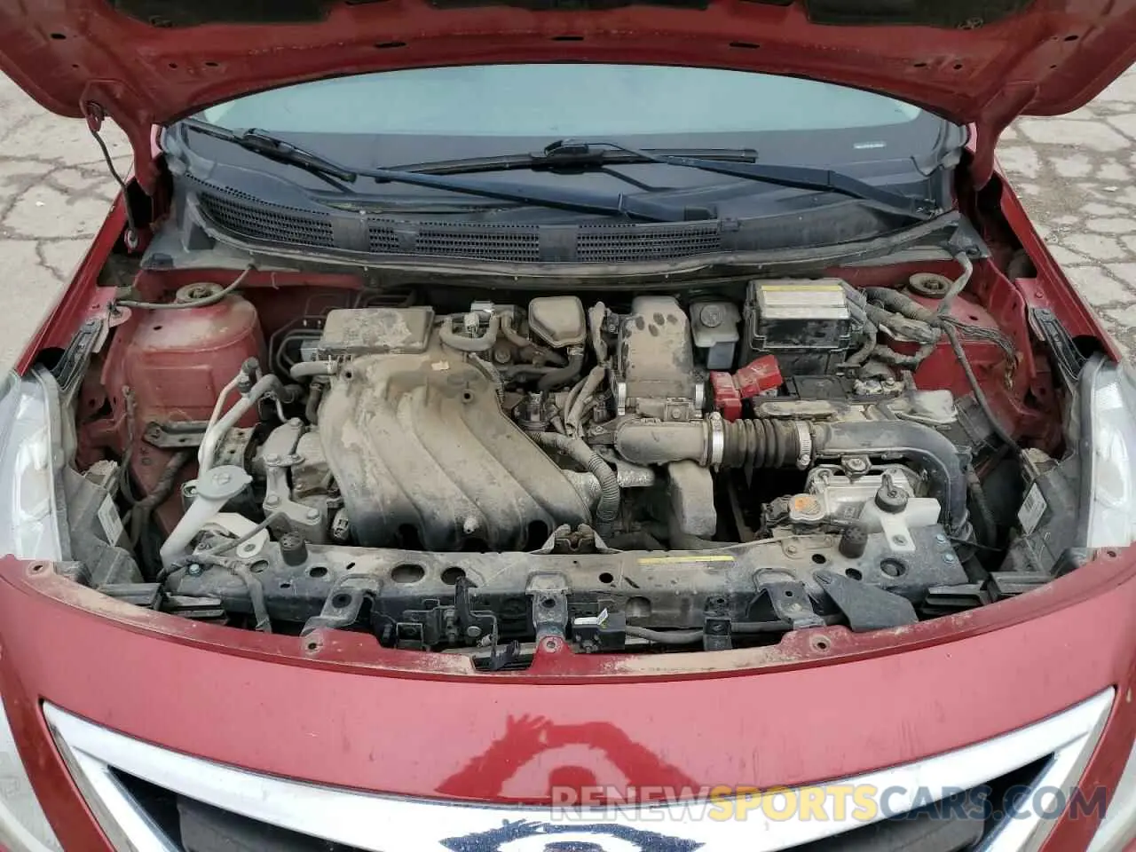 13 fotografías del automóvil dañado 3N1CN7AP2KL870943 NISSAN VERSA 2019