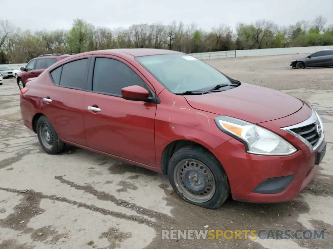 4 fotografías del automóvil dañado 3N1CN7AP2KL870943 NISSAN VERSA 2019