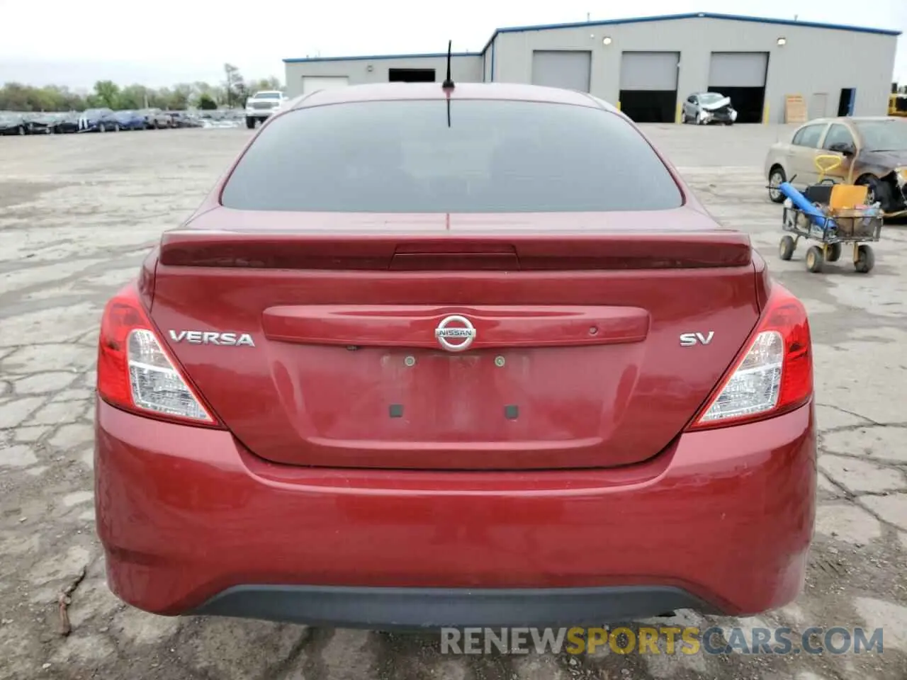 6 fotografías del automóvil dañado 3N1CN7AP2KL870943 NISSAN VERSA 2019