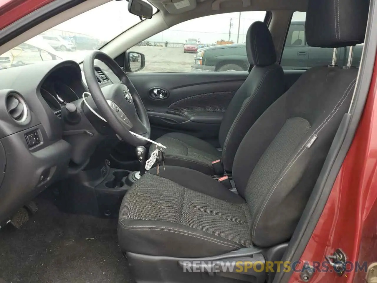 7 fotografías del automóvil dañado 3N1CN7AP2KL870943 NISSAN VERSA 2019