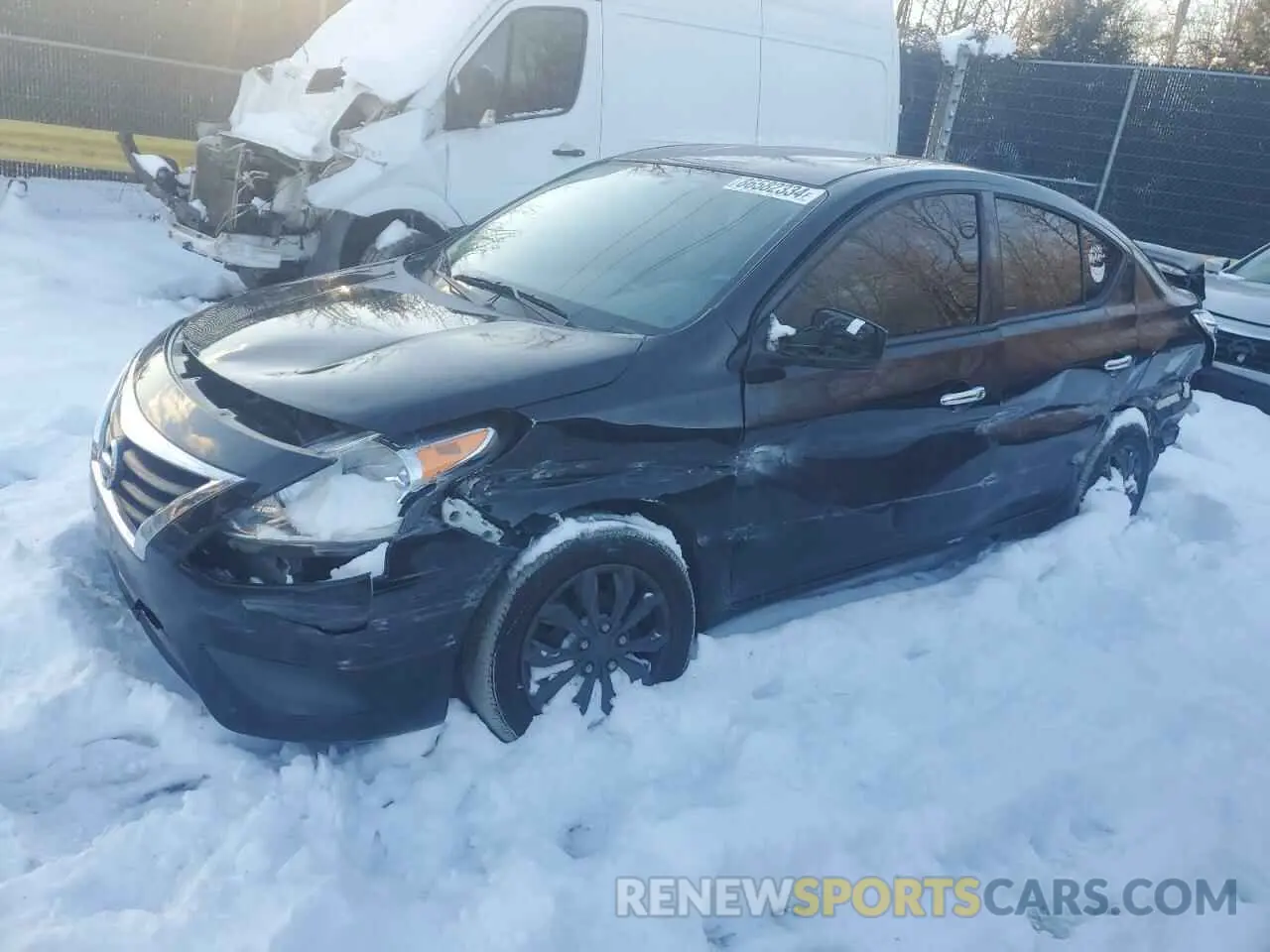 1 fotografías del automóvil dañado 3N1CN7AP2KL871249 NISSAN VERSA 2019