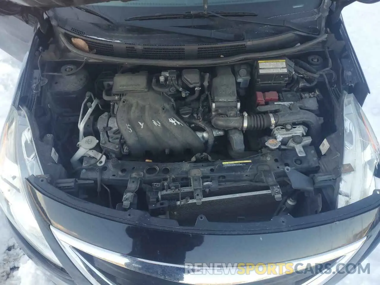 12 fotografías del automóvil dañado 3N1CN7AP2KL871249 NISSAN VERSA 2019