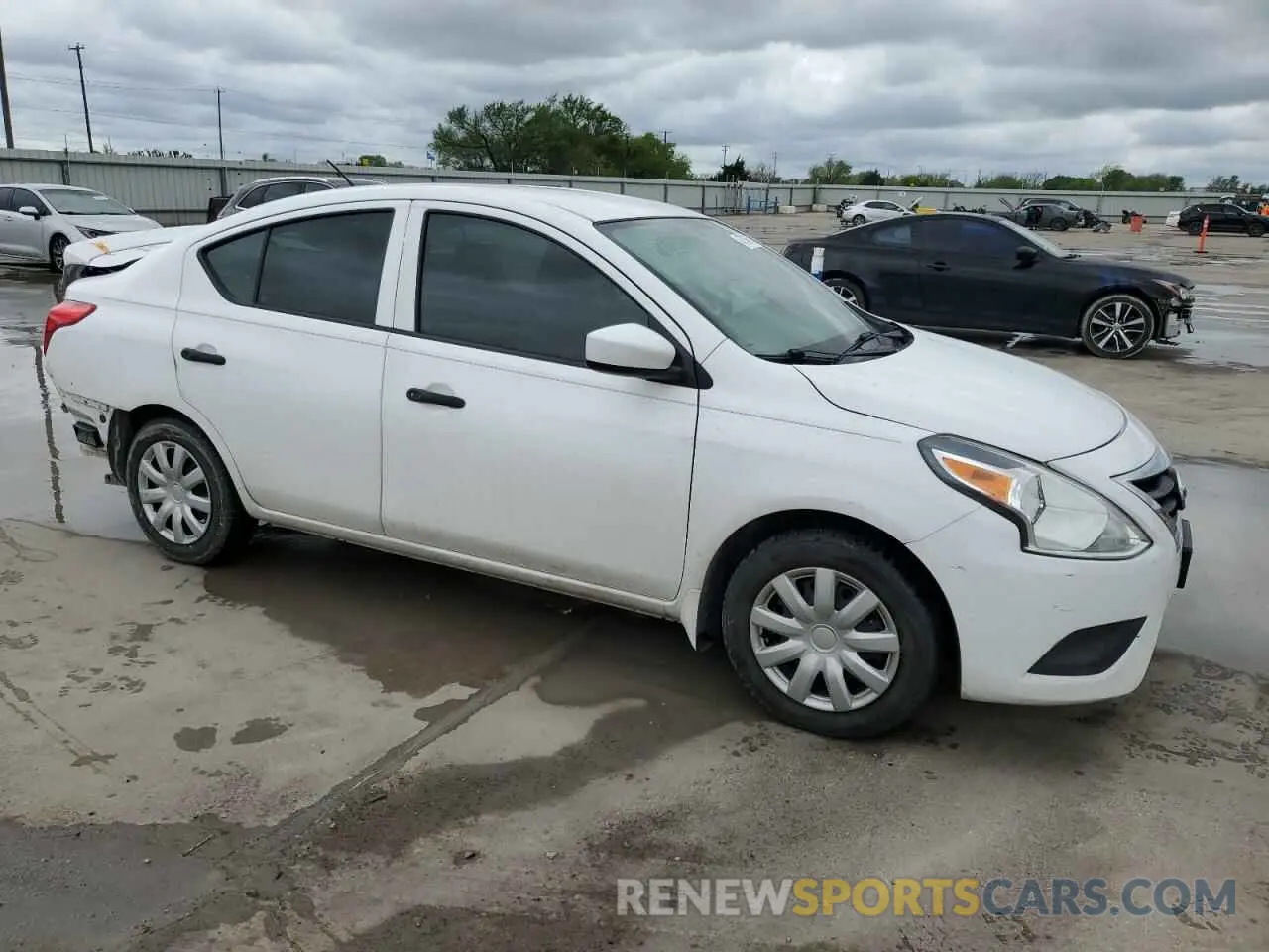 4 fotografías del automóvil dañado 3N1CN7AP3KL812260 NISSAN VERSA 2019