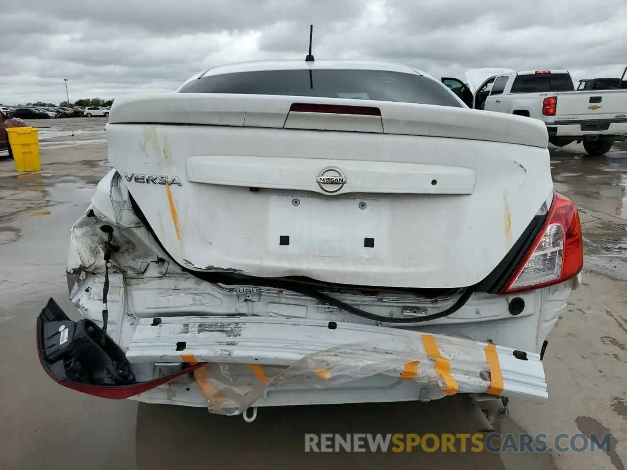 6 fotografías del automóvil dañado 3N1CN7AP3KL812260 NISSAN VERSA 2019