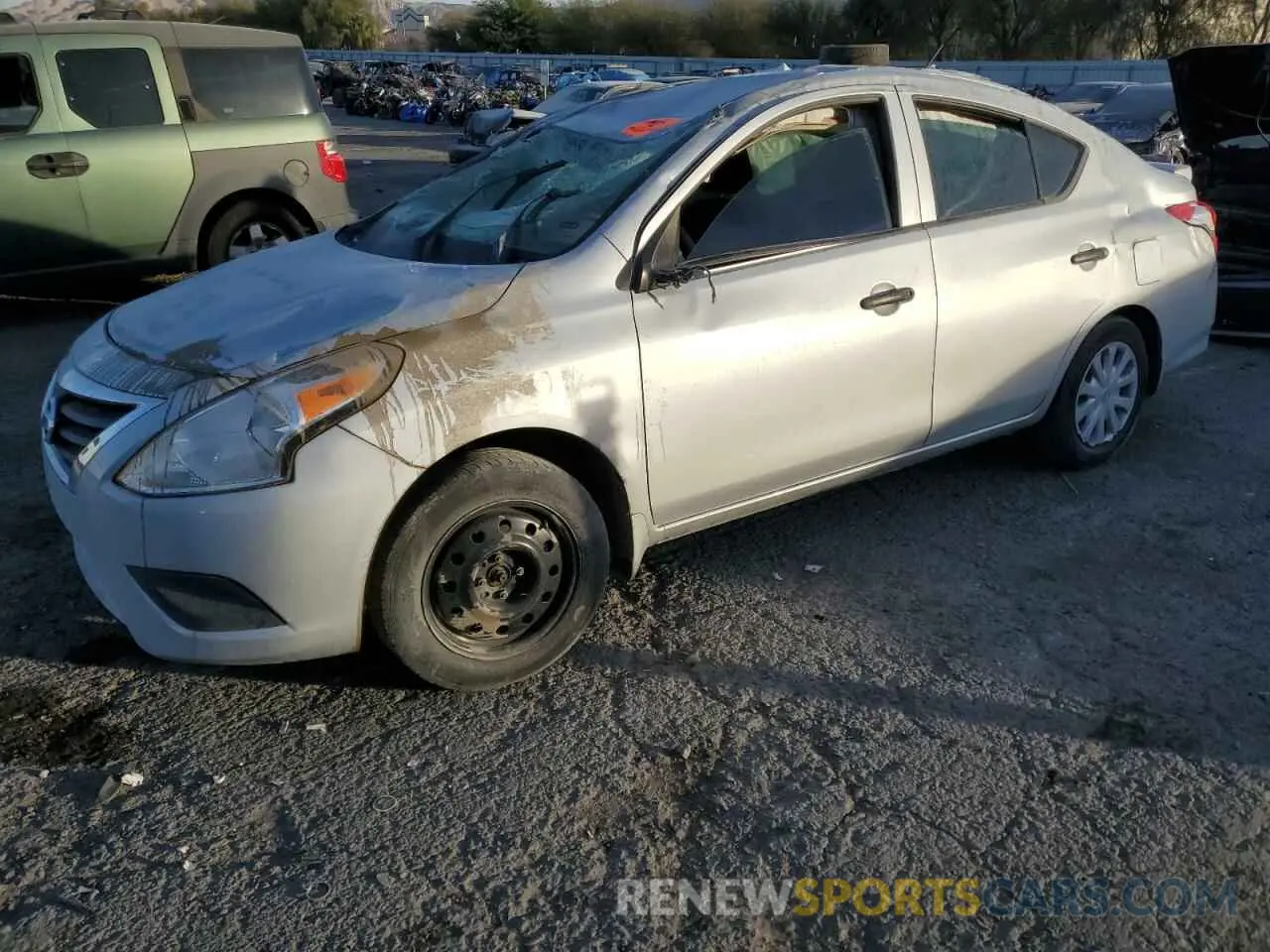 1 fotografías del automóvil dañado 3N1CN7AP3KL816812 NISSAN VERSA 2019