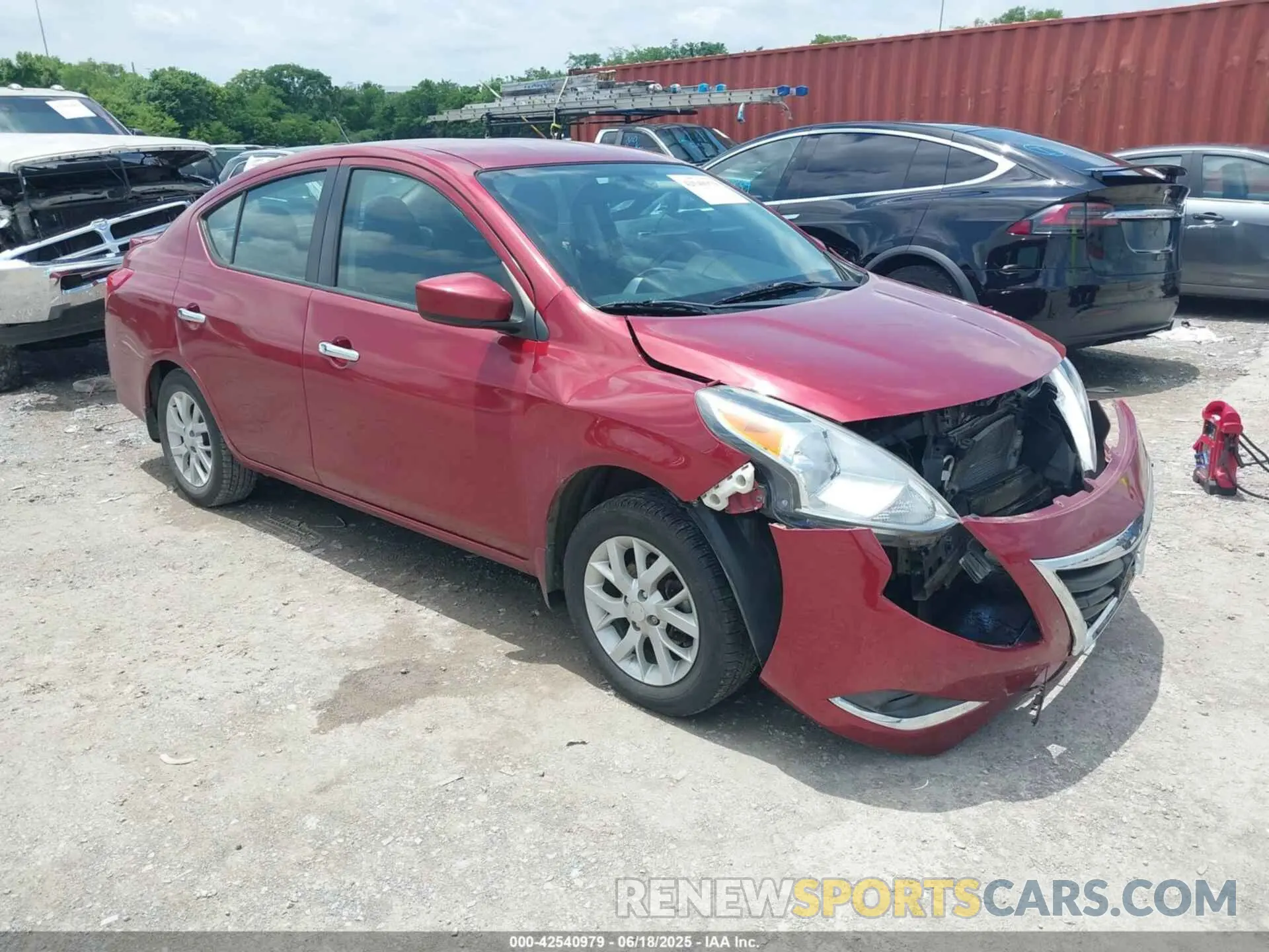 1 fotografías del automóvil dañado 3N1CN7AP3KL829883 NISSAN VERSA 2019
