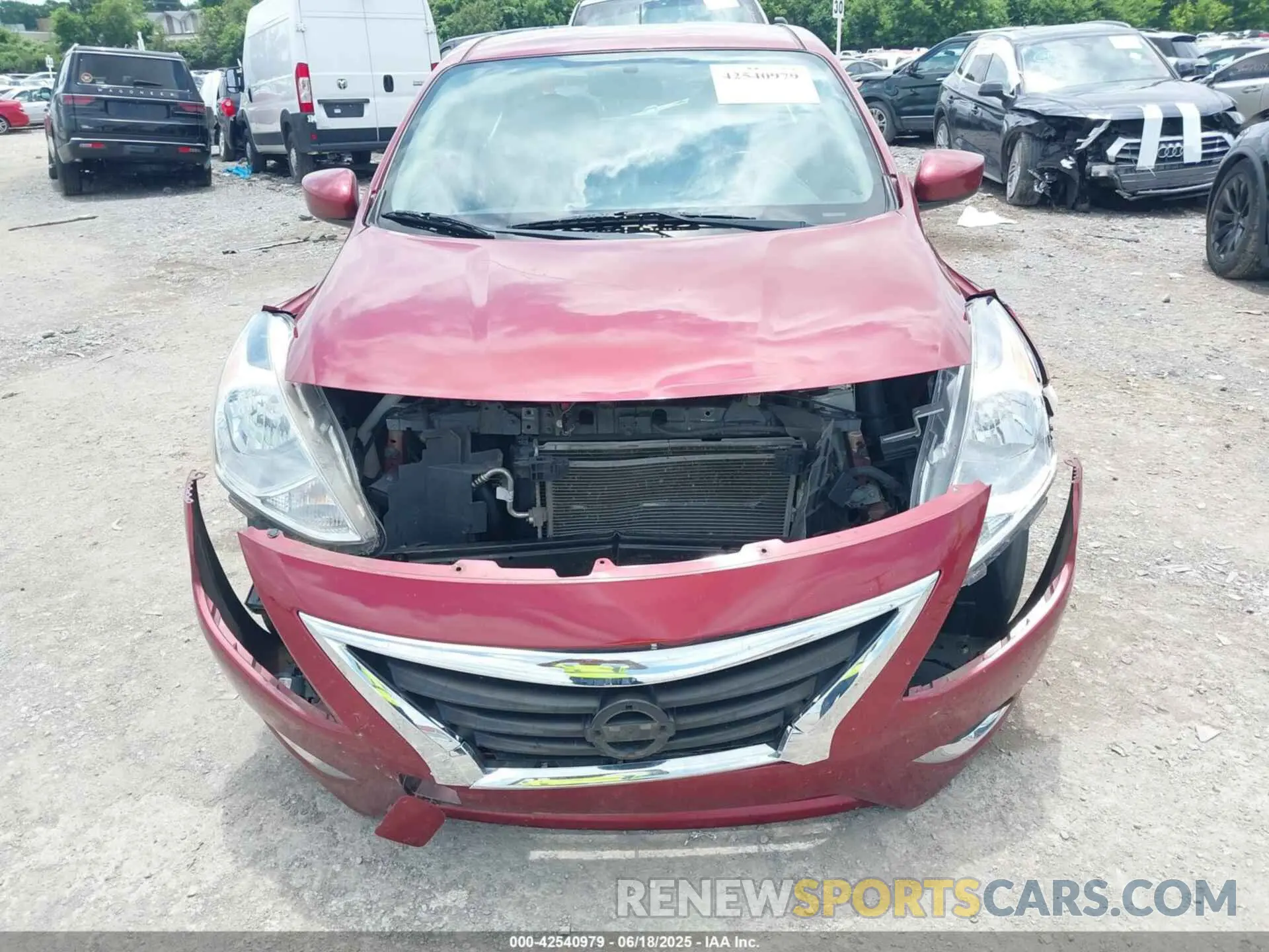 6 fotografías del automóvil dañado 3N1CN7AP3KL829883 NISSAN VERSA 2019