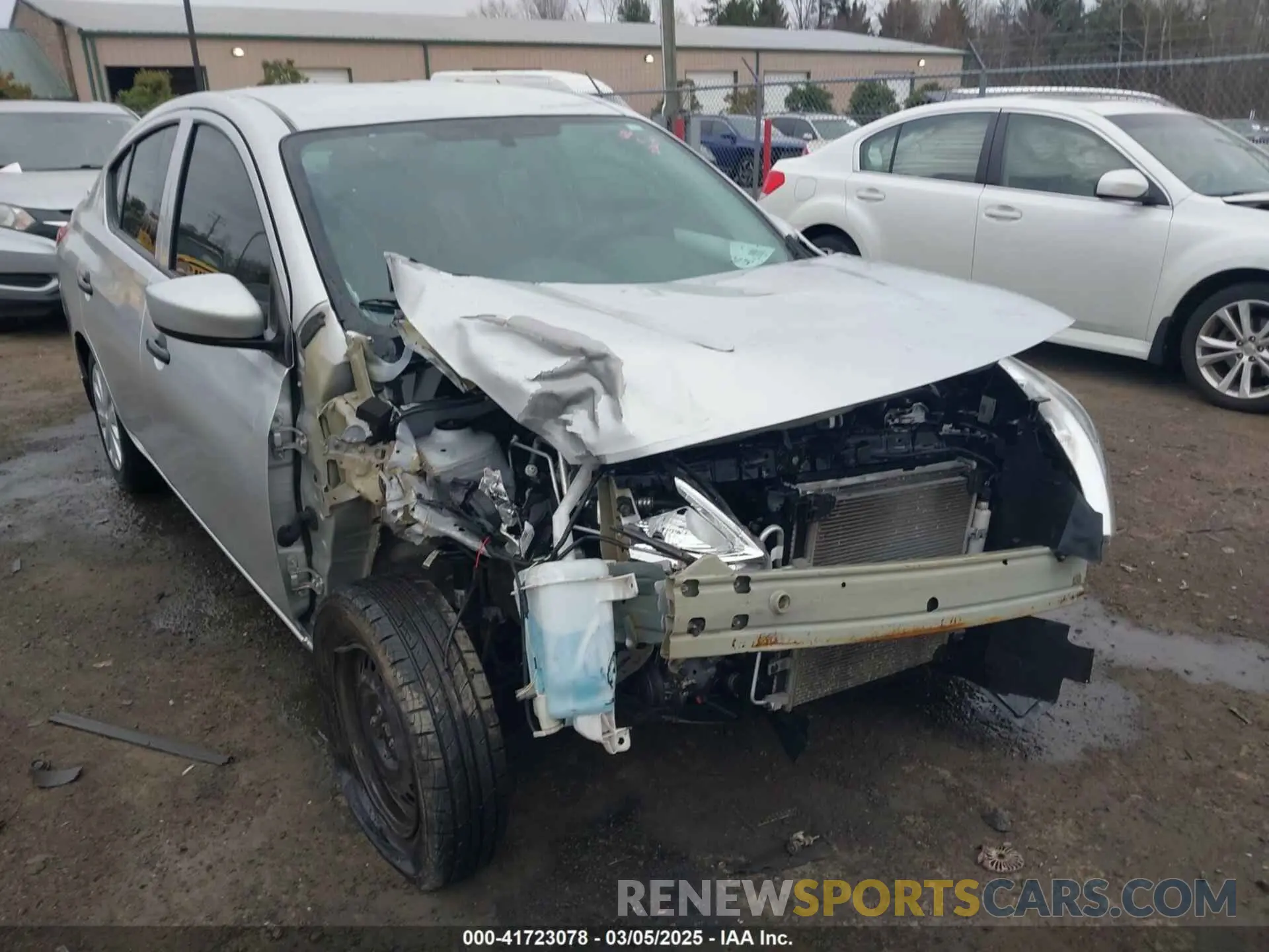 6 fotografías del automóvil dañado 3N1CN7AP3KL830063 NISSAN VERSA 2019