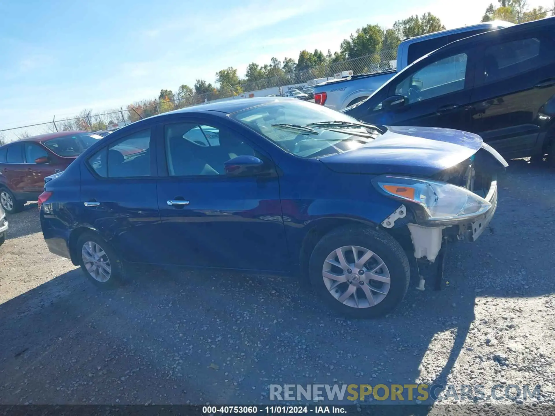 14 fotografías del automóvil dañado 3N1CN7AP3KL835375 NISSAN VERSA 2019