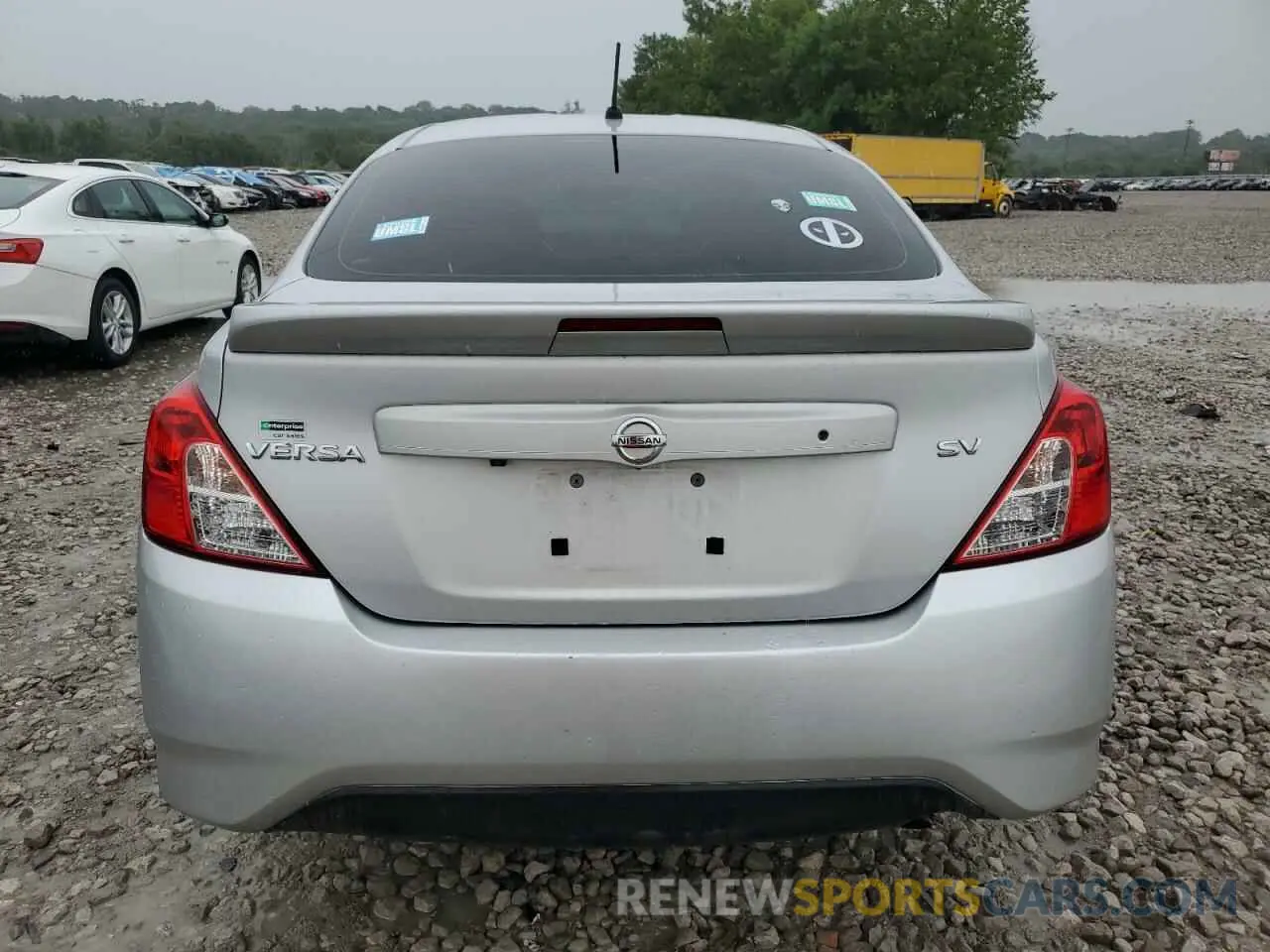 6 fotografías del automóvil dañado 3N1CN7AP3KL844643 NISSAN VERSA 2019