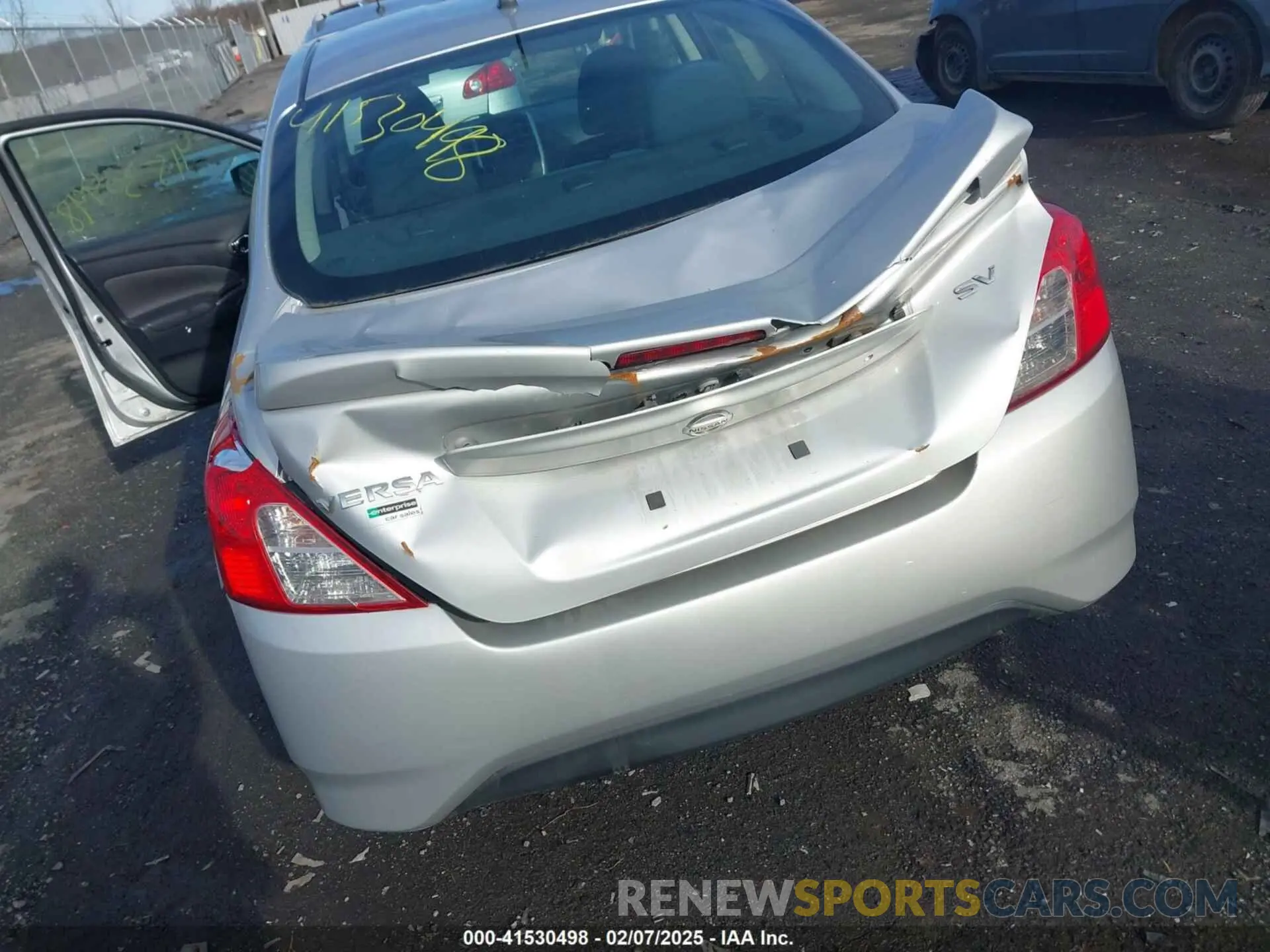6 fotografías del automóvil dañado 3N1CN7AP3KL852452 NISSAN VERSA 2019