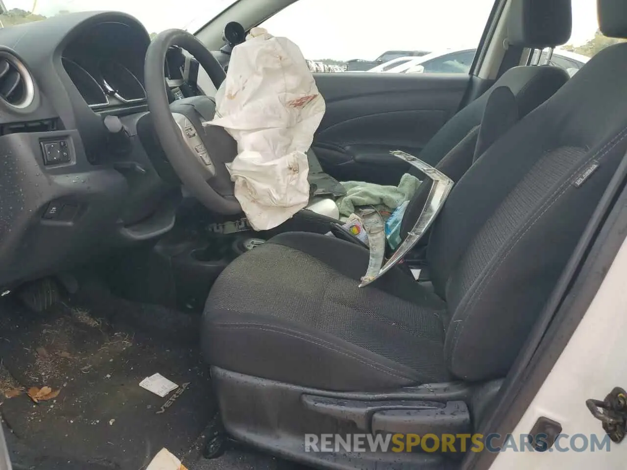 7 fotografías del automóvil dañado 3N1CN7AP3KL869235 NISSAN VERSA 2019