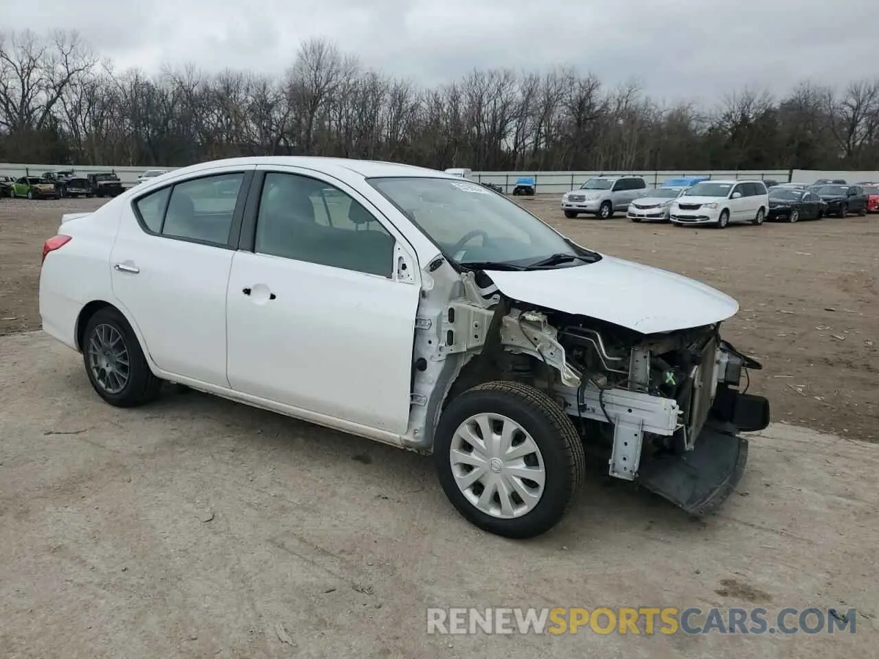 4 fotografías del automóvil dañado 3N1CN7AP3KL869302 NISSAN VERSA 2019