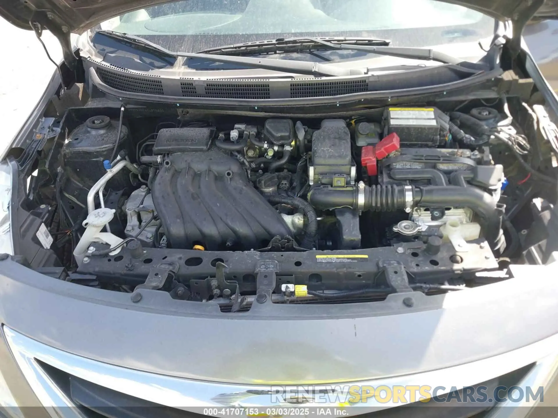 10 fotografías del automóvil dañado 3N1CN7AP3KL875830 NISSAN VERSA 2019