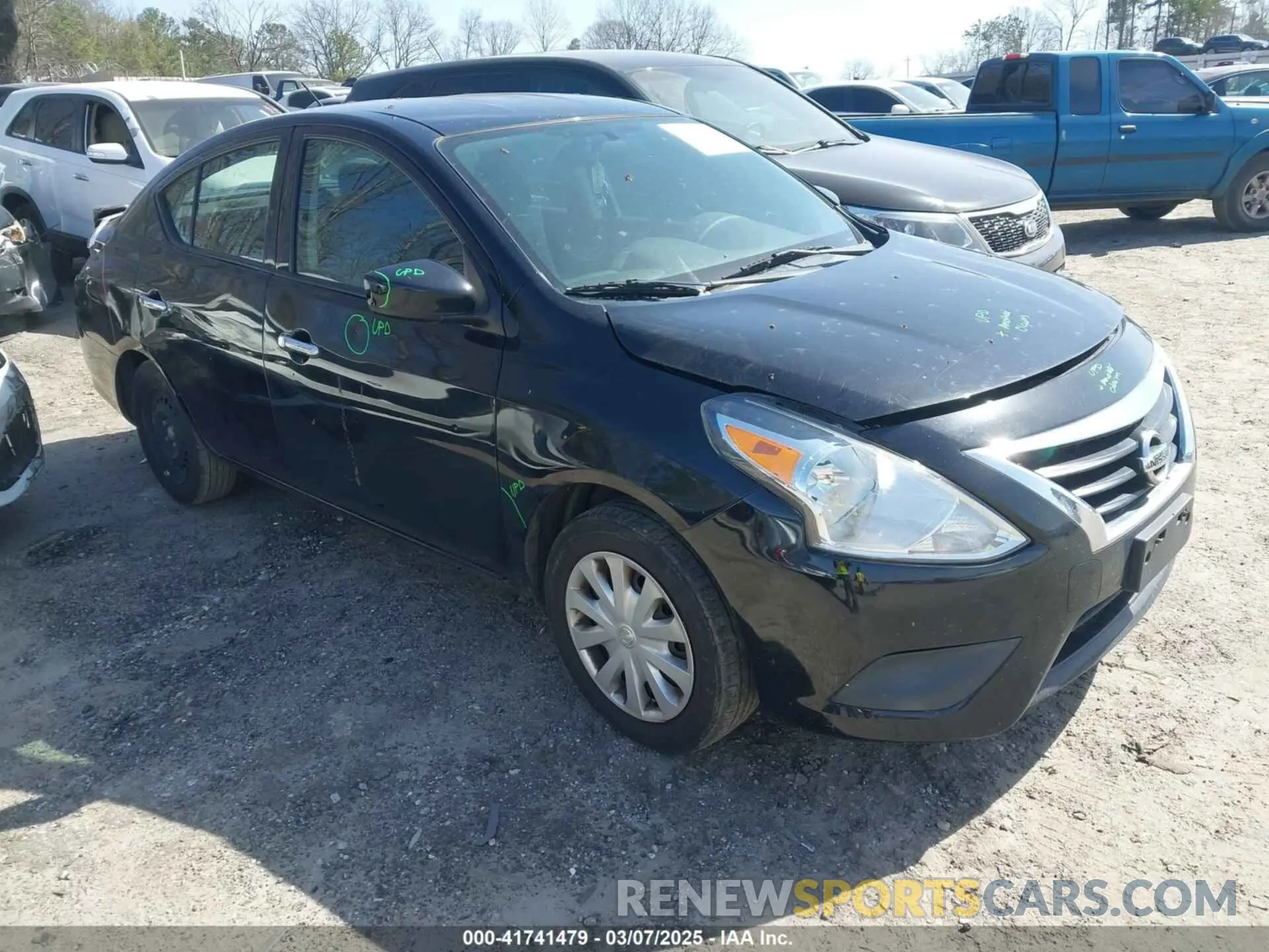 1 fotografías del automóvil dañado 3N1CN7AP3KL878470 NISSAN VERSA 2019