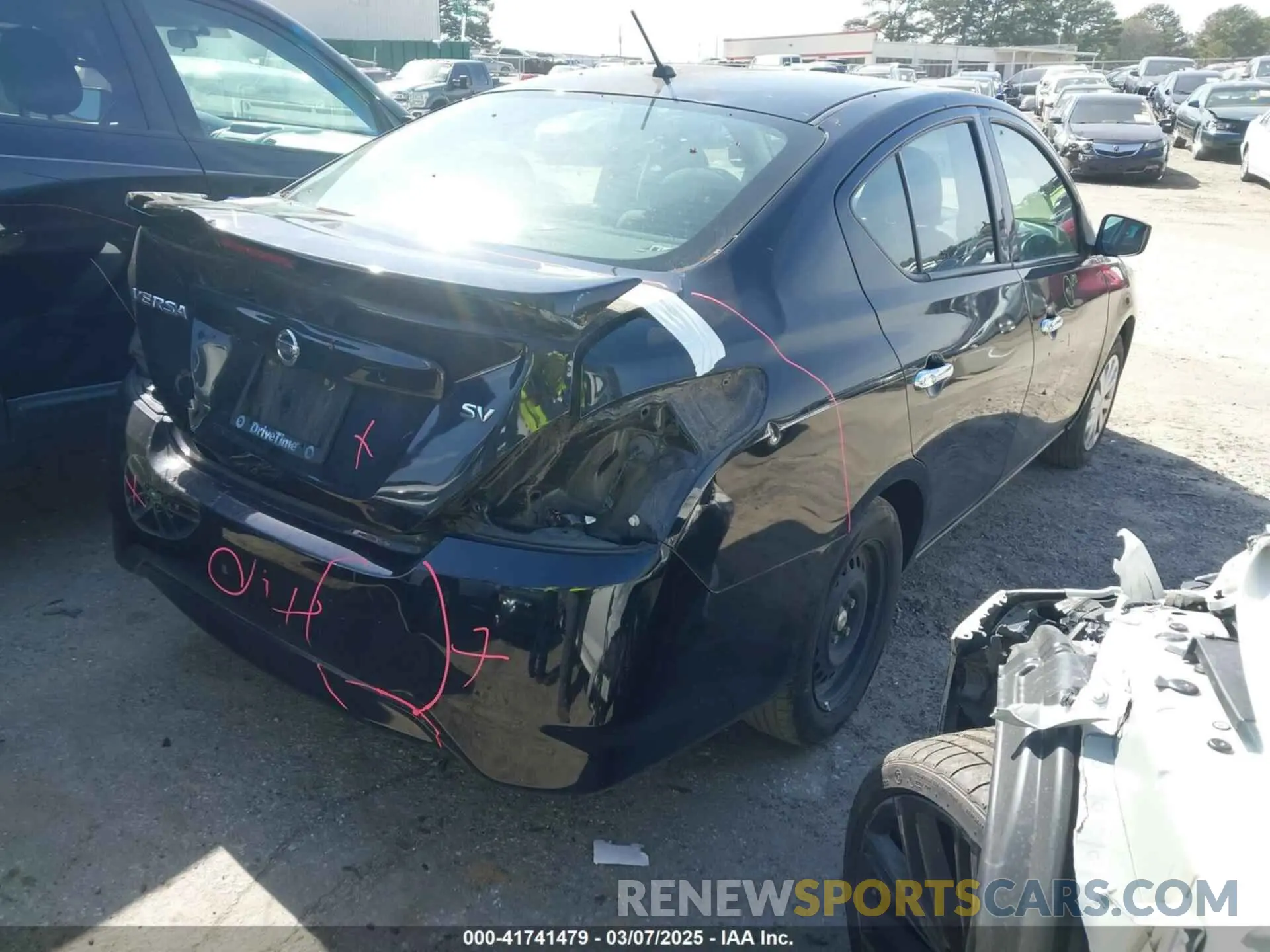 4 fotografías del automóvil dañado 3N1CN7AP3KL878470 NISSAN VERSA 2019