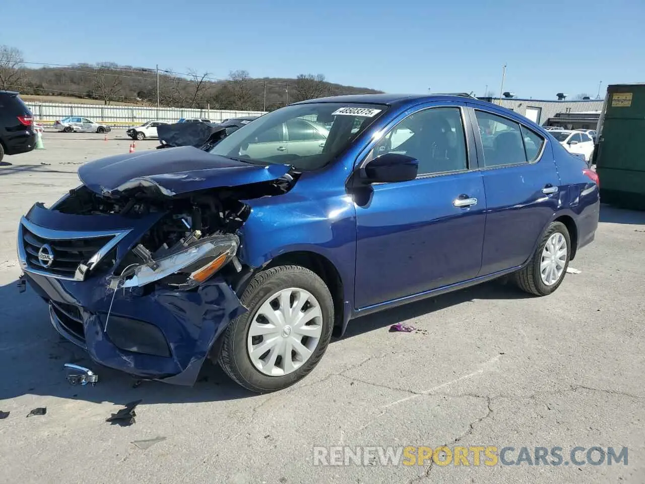 1 fotografías del automóvil dañado 3N1CN7AP3KL879862 NISSAN VERSA 2019