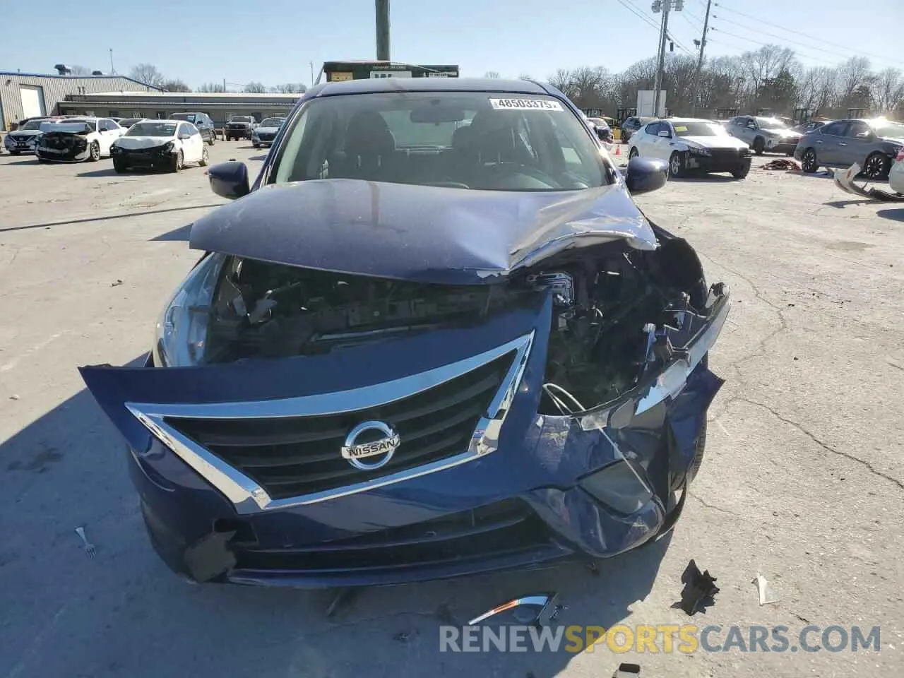 5 fotografías del automóvil dañado 3N1CN7AP3KL879862 NISSAN VERSA 2019