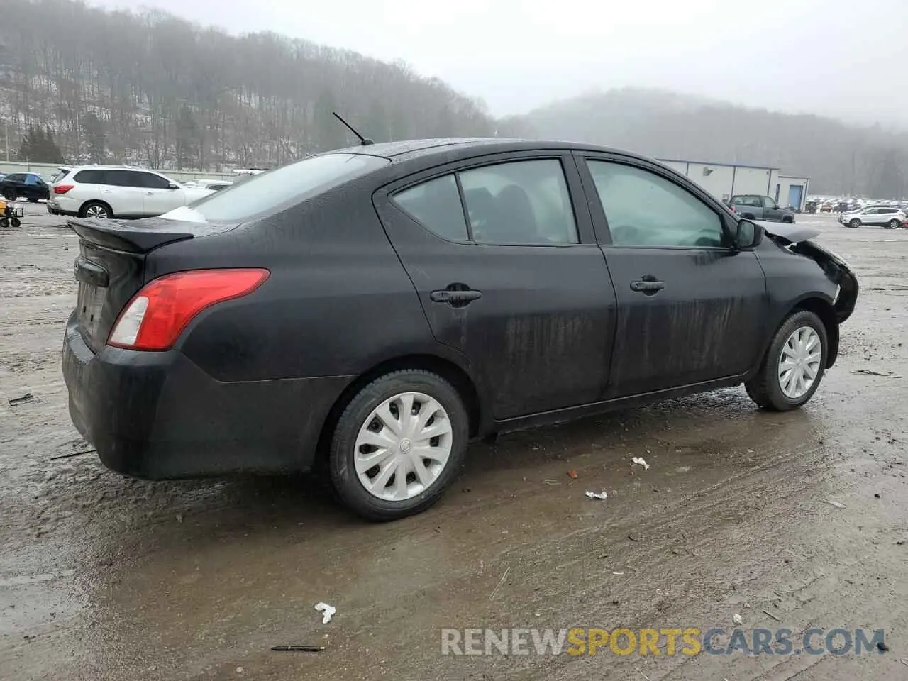 3 fotografías del automóvil dañado 3N1CN7AP4KL800540 NISSAN VERSA 2019