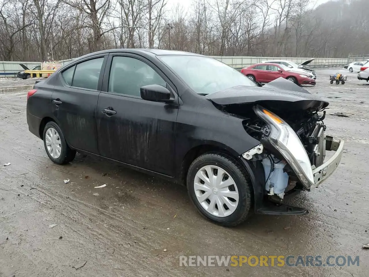 4 fotografías del automóvil dañado 3N1CN7AP4KL800540 NISSAN VERSA 2019