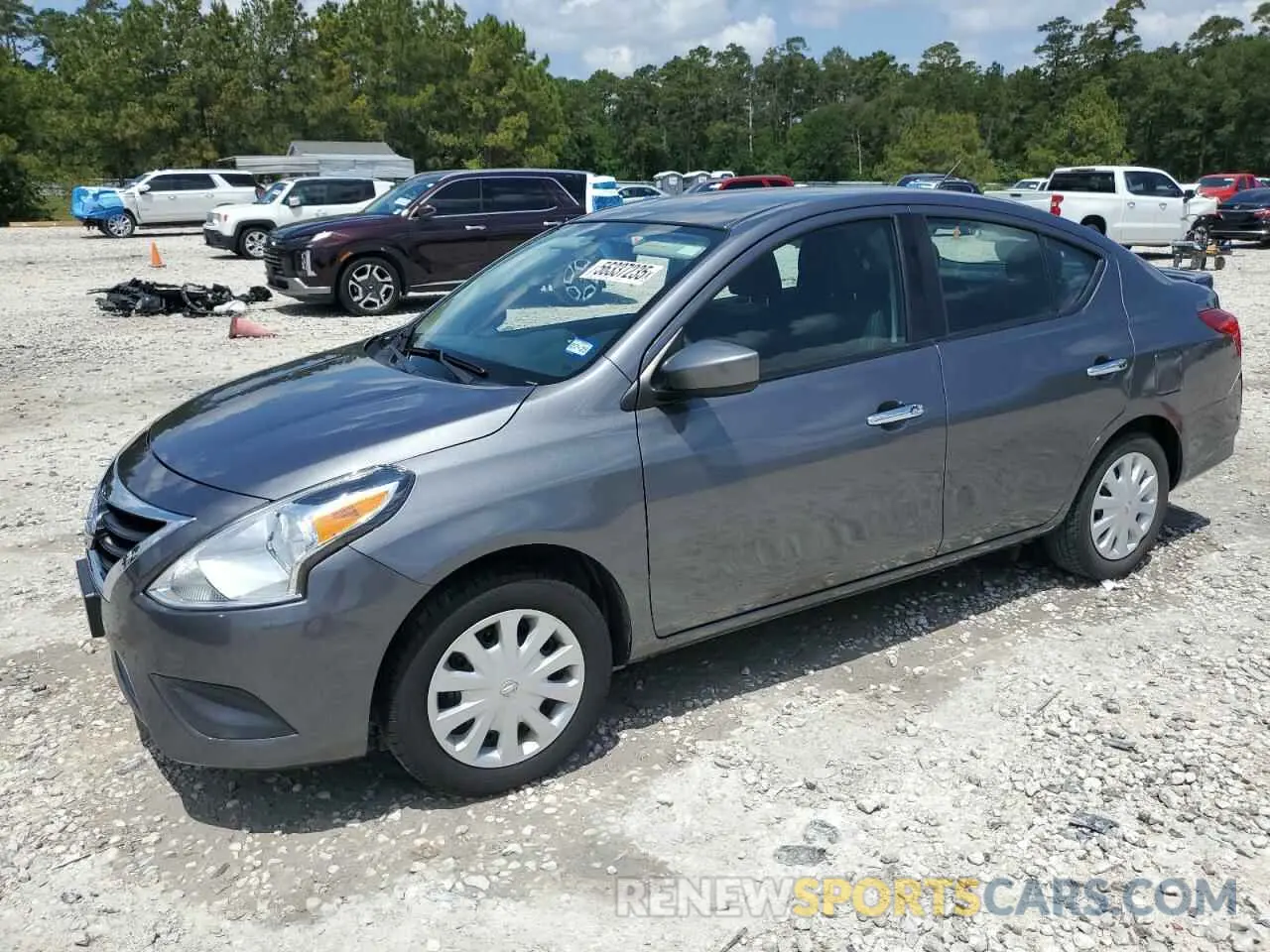 1 fotografías del automóvil dañado 3N1CN7AP4KL808556 NISSAN VERSA 2019
