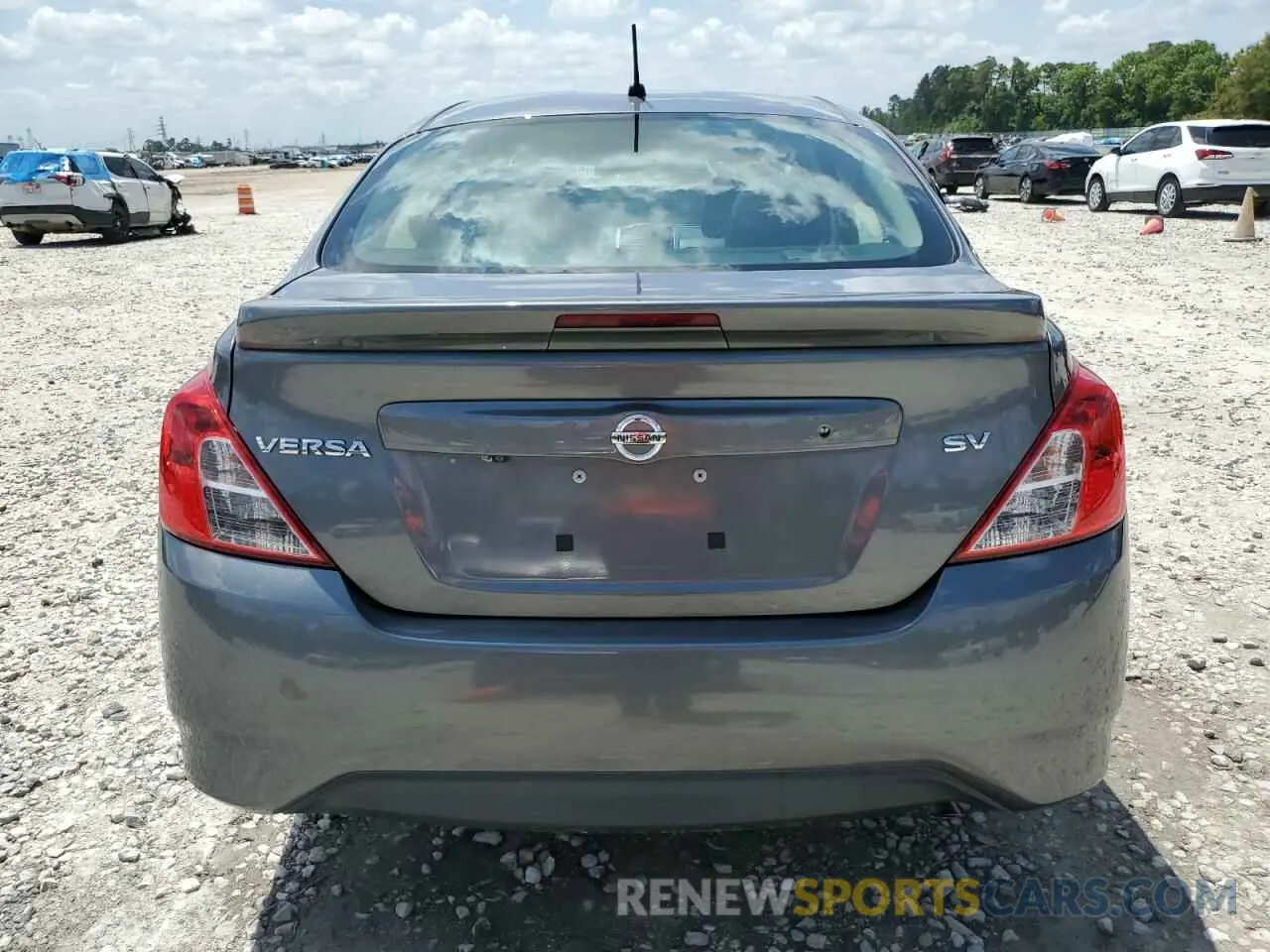 6 fotografías del automóvil dañado 3N1CN7AP4KL808556 NISSAN VERSA 2019