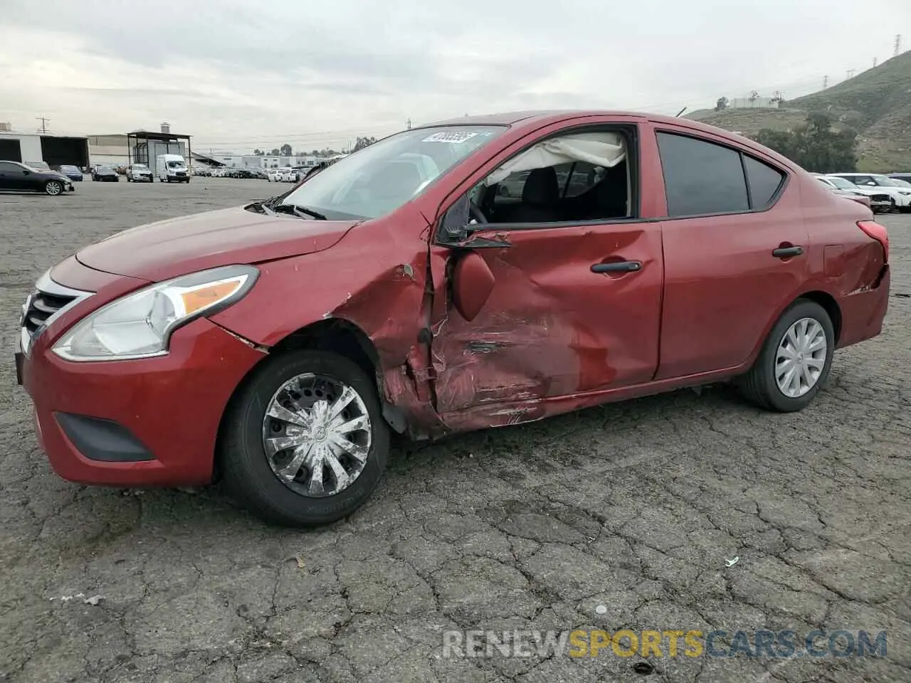 1 fotografías del automóvil dañado 3N1CN7AP4KL812994 NISSAN VERSA 2019