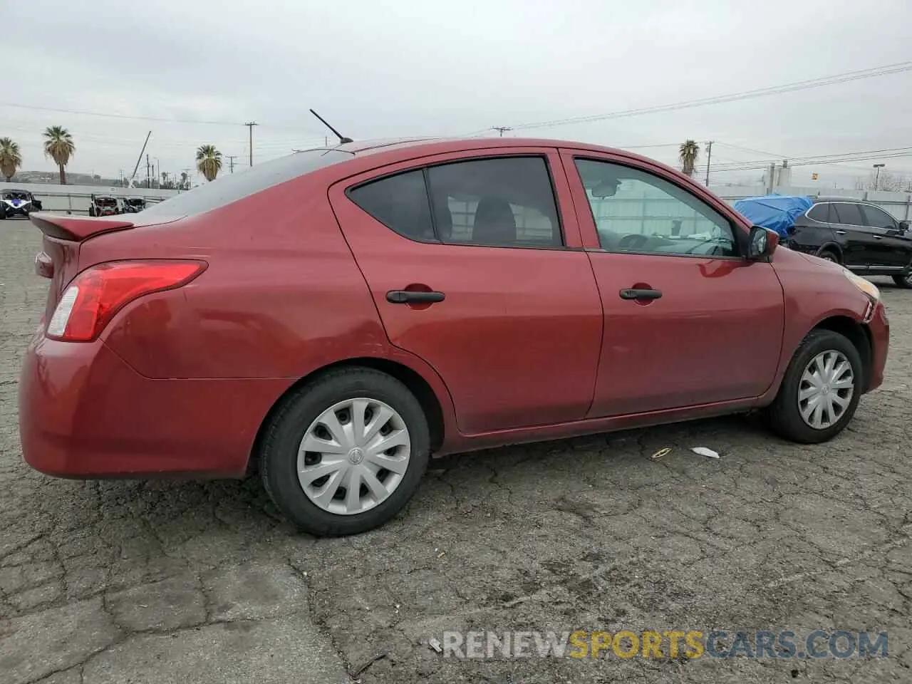 3 fotografías del automóvil dañado 3N1CN7AP4KL812994 NISSAN VERSA 2019