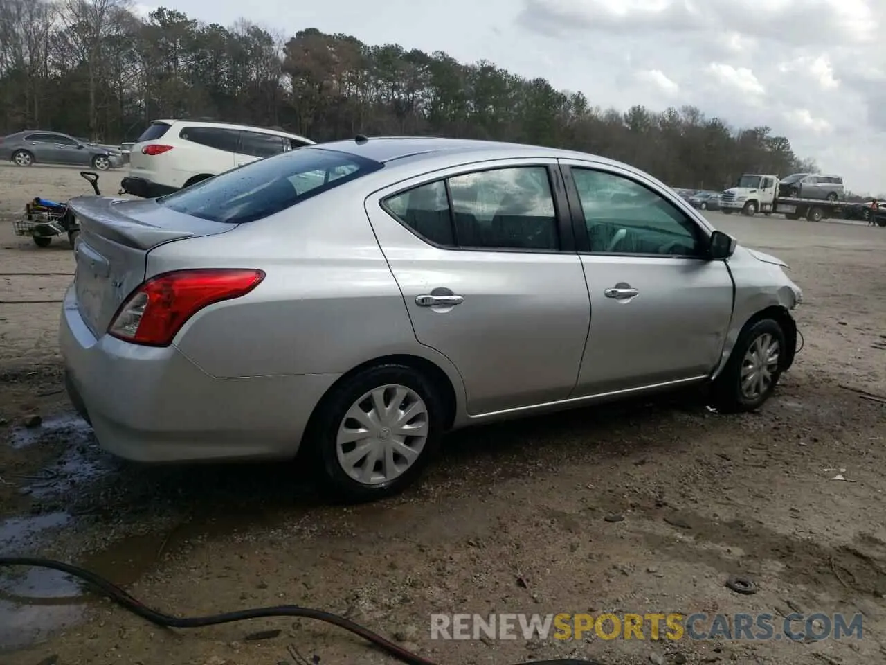 3 fotografías del automóvil dañado 3N1CN7AP4KL816446 NISSAN VERSA 2019