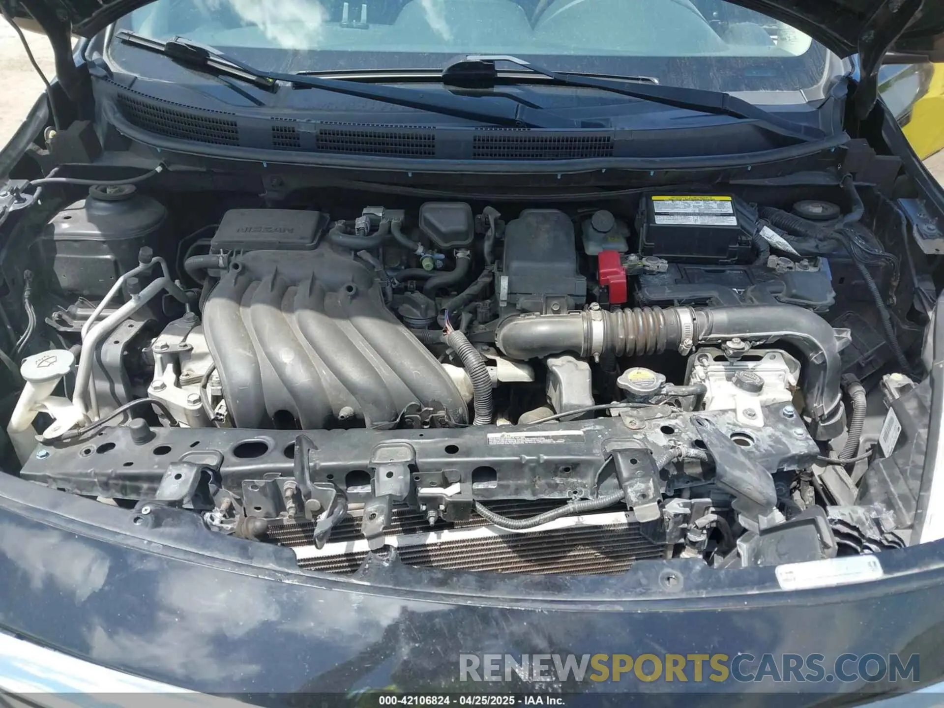 10 fotografías del automóvil dañado 3N1CN7AP4KL817029 NISSAN VERSA 2019