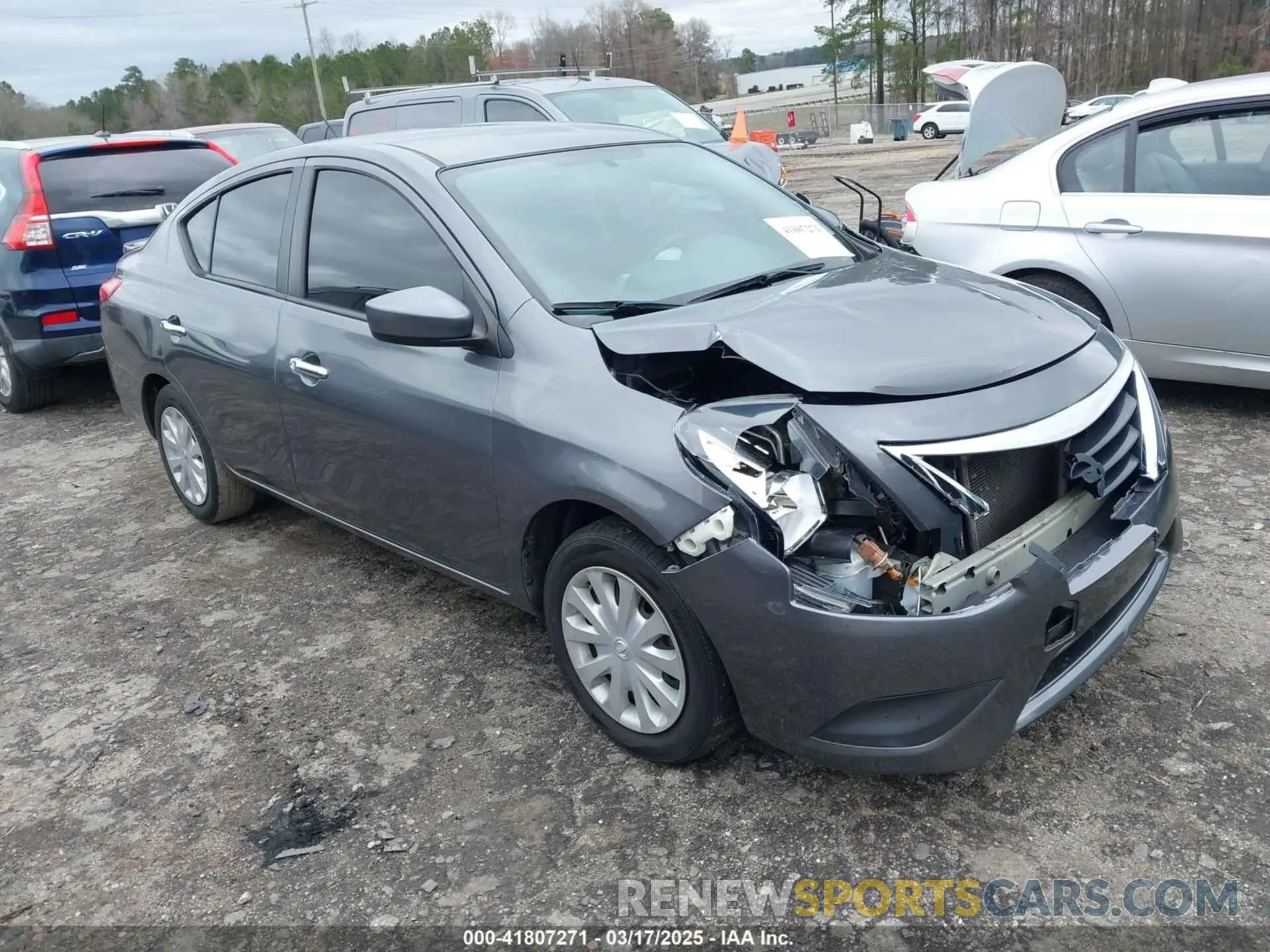 1 fotografías del automóvil dañado 3N1CN7AP4KL831867 NISSAN VERSA 2019