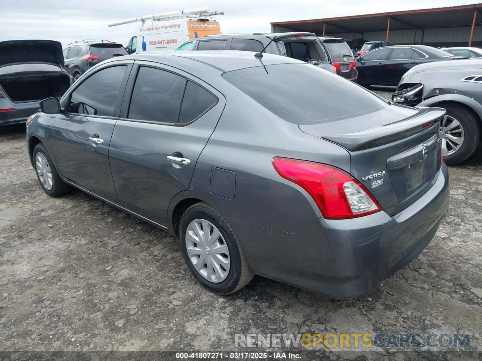 3 fotografías del automóvil dañado 3N1CN7AP4KL831867 NISSAN VERSA 2019