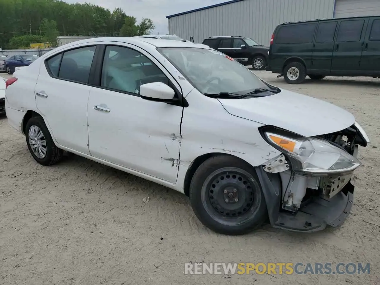 4 fotografías del automóvil dañado 3N1CN7AP4KL832050 NISSAN VERSA 2019