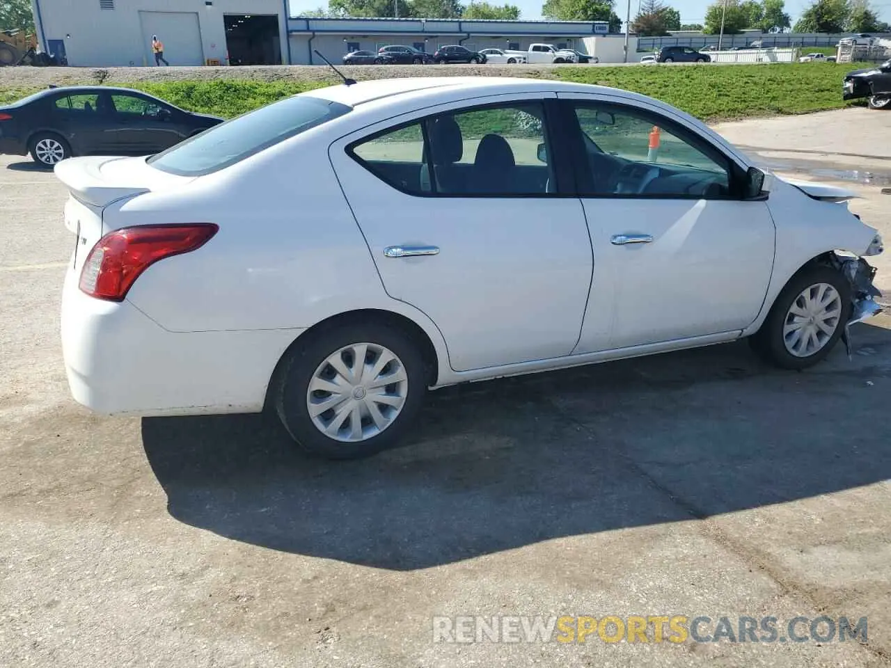 3 fotografías del automóvil dañado 3N1CN7AP4KL842710 NISSAN VERSA 2019