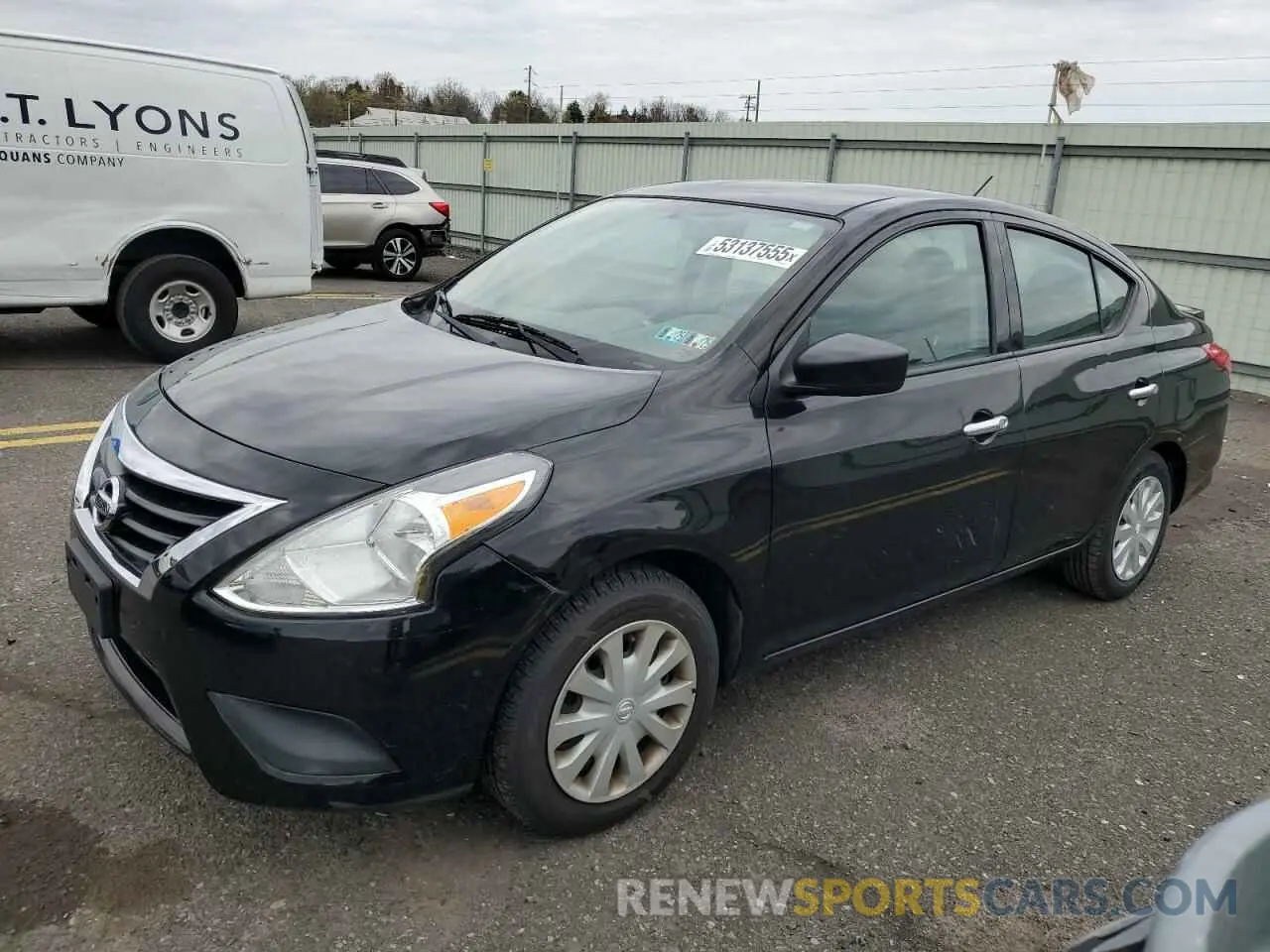 1 fotografías del automóvil dañado 3N1CN7AP4KL863542 NISSAN VERSA 2019
