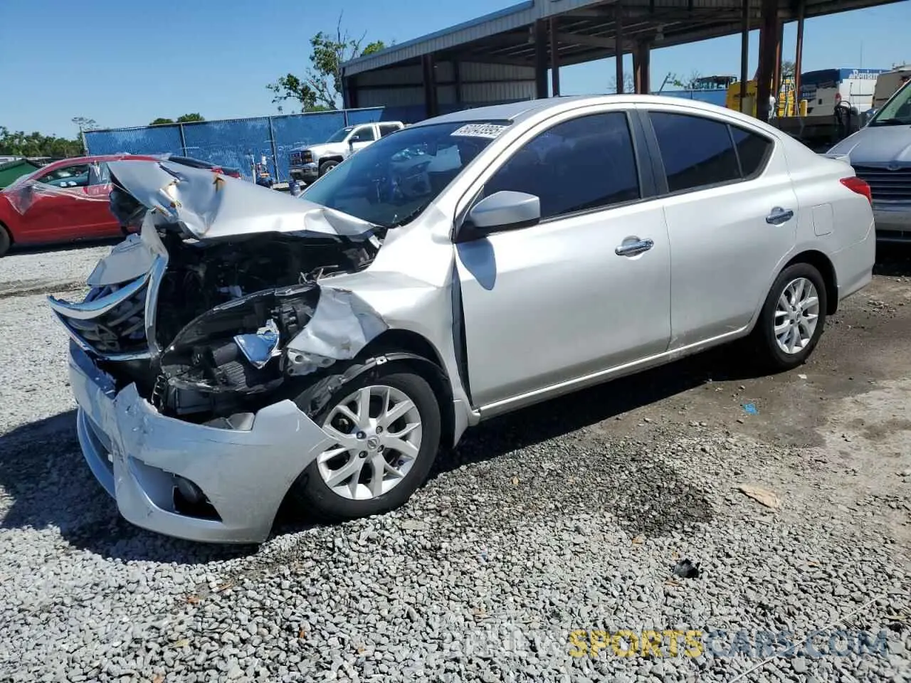 1 fotografías del automóvil dañado 3N1CN7AP5KL804158 NISSAN VERSA 2019