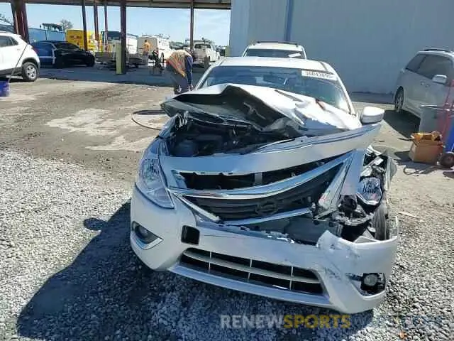 13 fotografías del automóvil dañado 3N1CN7AP5KL804158 NISSAN VERSA 2019