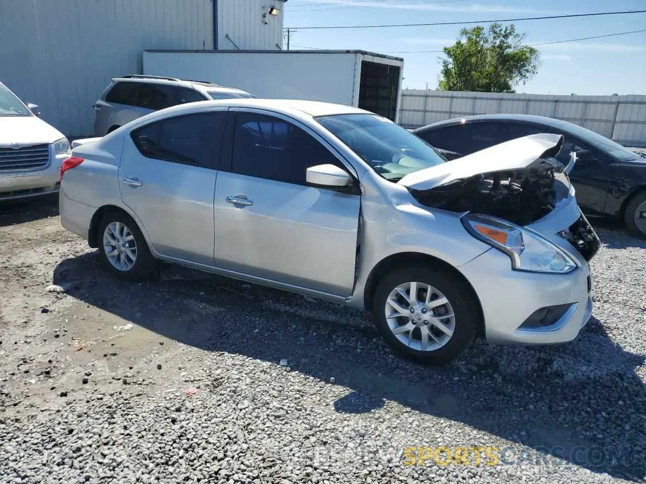 4 fotografías del automóvil dañado 3N1CN7AP5KL804158 NISSAN VERSA 2019
