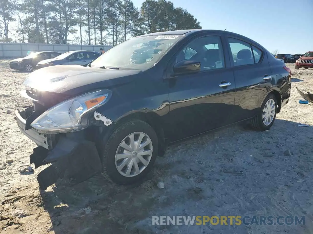 1 fotografías del automóvil dañado 3N1CN7AP5KL807058 NISSAN VERSA 2019