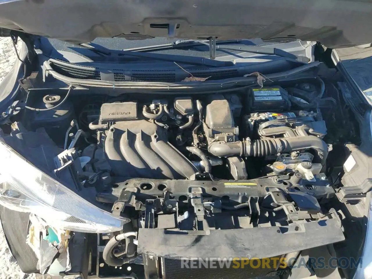 11 fotografías del automóvil dañado 3N1CN7AP5KL807058 NISSAN VERSA 2019