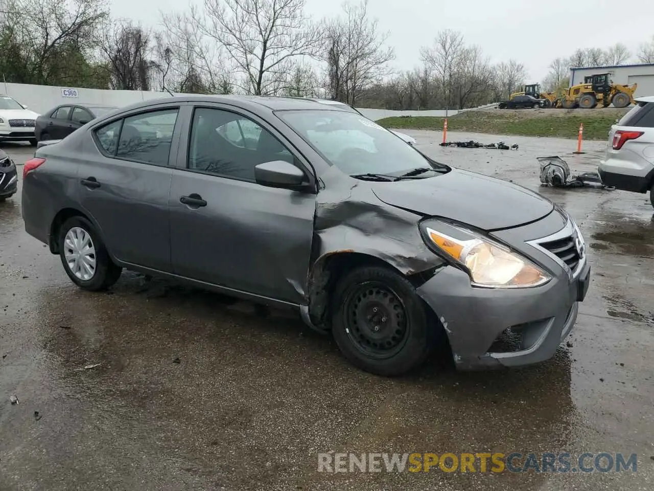 4 fotografías del automóvil dañado 3N1CN7AP5KL809330 NISSAN VERSA 2019