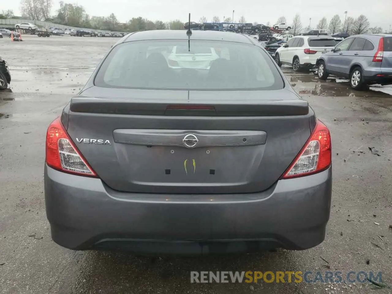 6 fotografías del automóvil dañado 3N1CN7AP5KL809330 NISSAN VERSA 2019