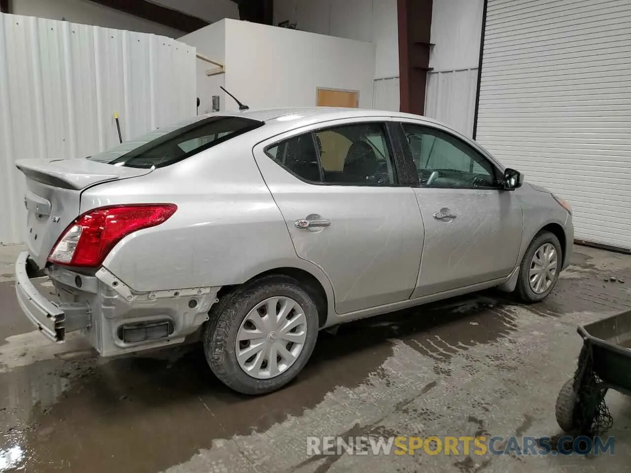 3 fotografías del automóvil dañado 3N1CN7AP5KL818058 NISSAN VERSA 2019